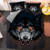 Fashion Wolf Pattern Bedding Sets Animal Duvet Cover Set Queen King Size Quilt Cover Pillowcase 2/3PCS Polyester Comforter Cover
