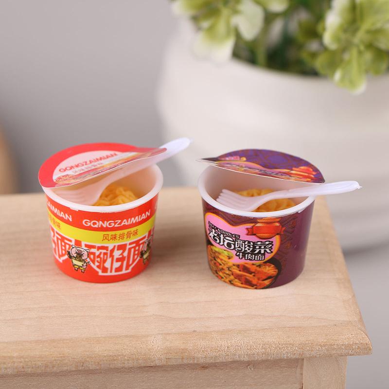 Миниатюрный кукольный домик, игрушечная еда, мини-лапша быстрого приготовления, украшение, реквизит для фотосъемки, игрушки