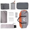 Tunnel Tent with Grey and Orange Roof 427 x 305 x 205 cm