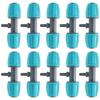 10PCS 16mm to 4 7 Barbed Tee Irrigation Tube Reducing Tee Connector Fitting for Garden Courtyard