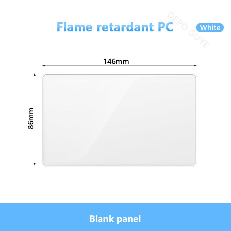 Белая настенная розетка USB стандарта Великобритании 13A, универсальная вилка Type-C для быстрой зарядки мощностью 18 Вт, настенный выключатель света, электрическая розетка