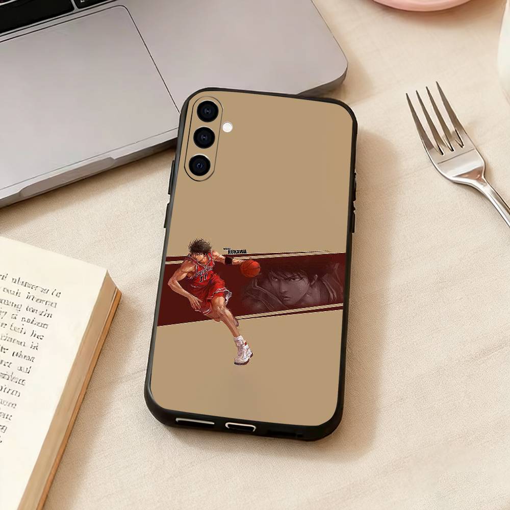 Slam Dunk K-Kaede R-Rukawa Phone Case For Samsung Galaxy A73,A72,A71,A70,A53,A52,A51,Others Soft Black Cover