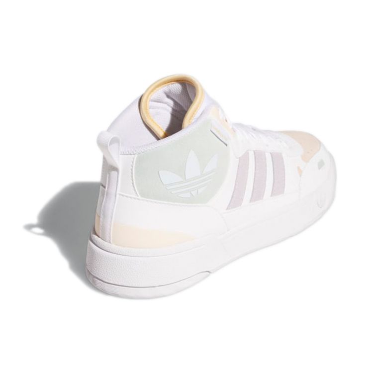 Adidas Originals Post Up Comfortable Non-Slip Durable Lightweight Mid-Top Skate Shoes Women Skate Shoes White H00223