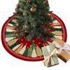 Christmas Tree Skirt Soldier Xmas Tree Pattern Decorative Tree Cover Cozy Tree Skirt Christmas Festival Accessory