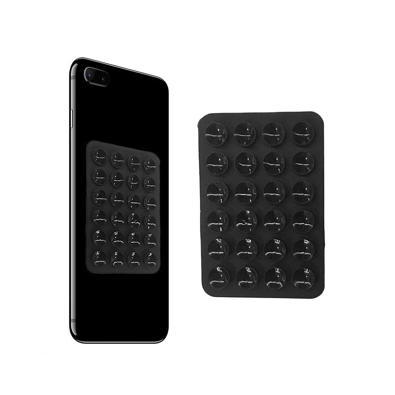 Двусторонняя силиконовая присоска для мобильного телефона, присоска с клеевой основой из силиконовой резины для фиксированной подкладки