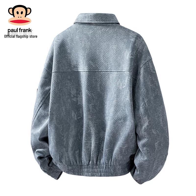 Paul Frank Men's Casual American-Style Tie-Dye Denim Jacket
