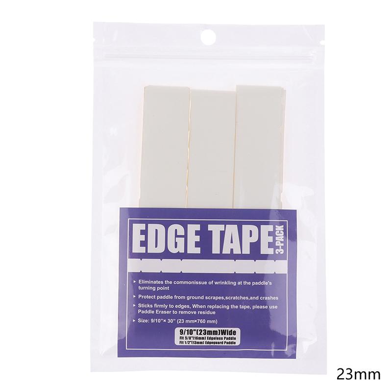 3 шт. Наклейка на кромку ракетки для пиклбола, Лента для защиты кромки головки ракетки, Снижение удара и предотвращение трения, Защитная лента для рамы