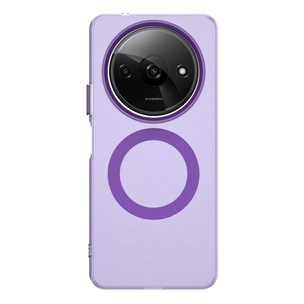 Матовый чехол Magsafe для телефона Xiaomi Redmi A3 Магнитная беспроводная зарядка для Xiaomi Redmi A3x Ударопрочная задняя крышка