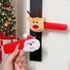 Christmas Door Handle Covers Santa/Christmas Tree/Snowman/Reindeer Door Knob Protectors for Winter Christmas Kitchen Bathroom Home Decor