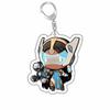 Игровой автомат Overwatch Акриловый брелок Подвеска на рюкзак D.VA Genji Pharah Cole Cassidy Sombra Подвески Аксессуары