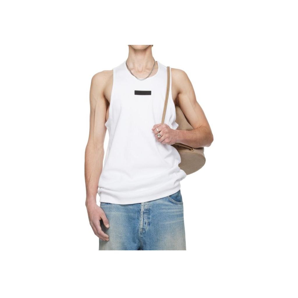 Fear of God Essentials Майка Белая Мужские Топы 125SU244233F