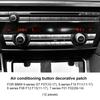 ABS для BMW 5 6 7 серии F07 F10 F11 F12 F13 F06 F01 F02 автомобильный кондиционер CD кнопка декоративная крышка аксессуары наклейка