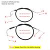 Black Motorcycle Throttle Cable 58300-48HA0 For Suzuki GW250 Inazuma 2014-2017
