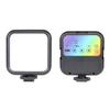 Портативная RGB кольцевая лампа для фотосъемки с регулируемой теплой/холодной настройкой