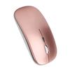 2.4G Беспроводная мышь для дома и офиса, портативная мышь с подсветкой для ноутбуков и настольных компьютеров, розовое золото