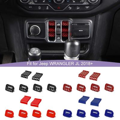 ABS кнопки окна управления окнами декоративные наклейки для Jeep Wrangler JL для JT Gladiator 2018 Up аксессуары для интерьера