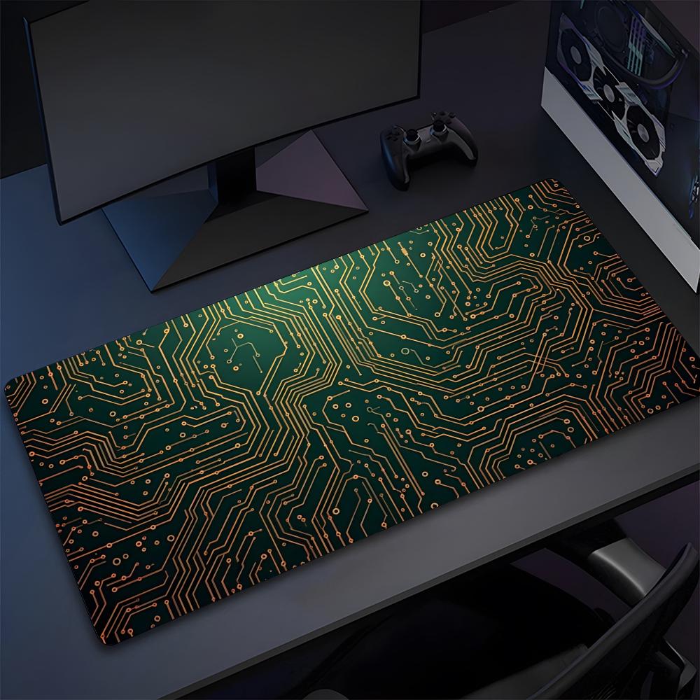 Black Circuit Board Pattern Mouse Pad High Quality Natural Rubber Mouse Pad The Most Professional Washable Laptop Mouse Pad
