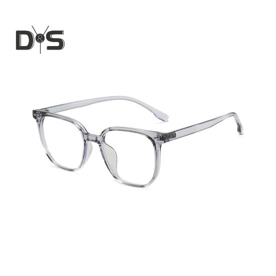 Blue Light Blocking Glasses Unisex Large Frame Clear View Strong Hinge Transparent with Brim Eye Protection Clear Bluelight Glasses Spectacles Eyewear