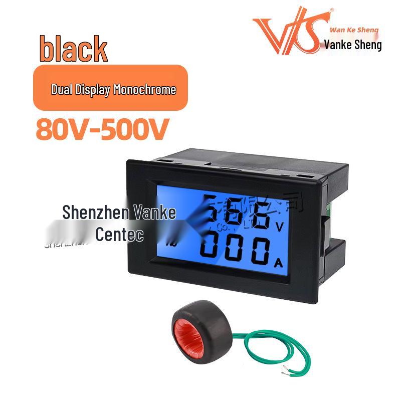 D85-2042A Двойной ЖК-вольтметр и амперметр переменного тока 100А