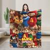 Alvin and the Chipmunks Blanket Multi-size Cozy and Lightweight  Throw Blankets for Couch Sofa and Bed