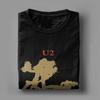 Футболки Рок-группы U2 для Унисекс Хлопковые Хипстерские Футболки С Круглым Вырезом Короткий Рукав Одежда Подарок на День Рождения