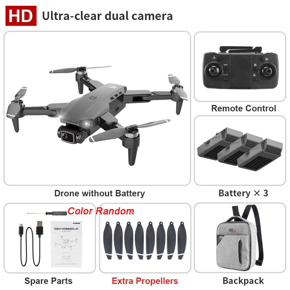 Drone L900 Pro 4K Professional 5G GPS HD Dual Camera Photography Brushless Foldable Quadcopter RC Distance 1.2KM Drones Toys