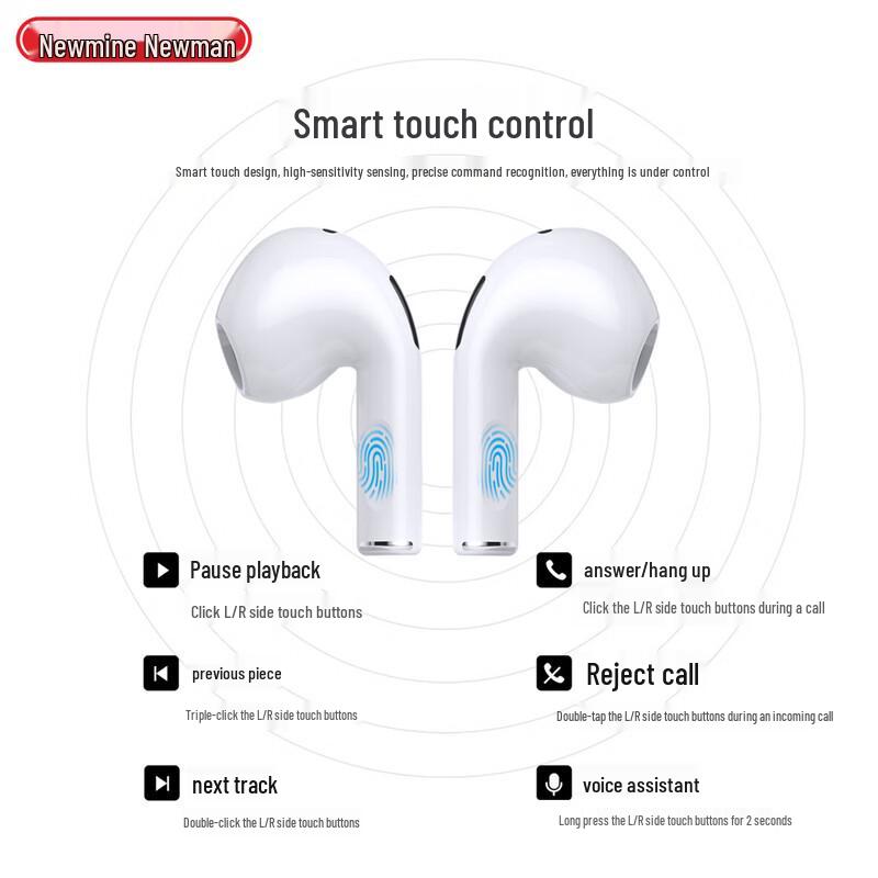 Беспроводные Bluetooth-наушники Newmine H73