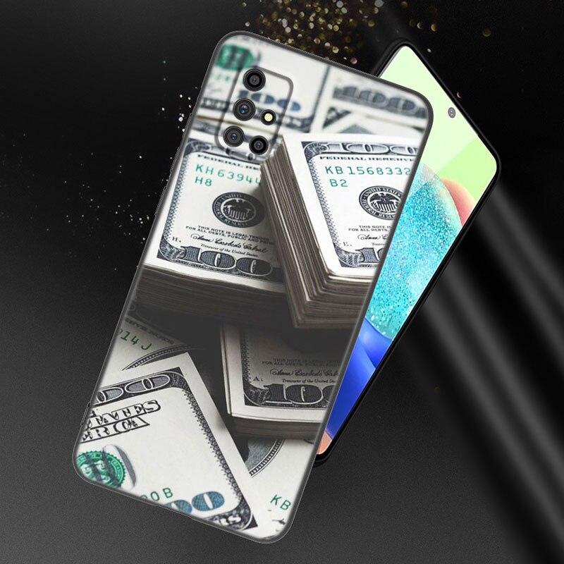Чехол для телефона с изображением денег и долларов, наличных, для Samsung Galaxy A21 A30 A50 A52 S A13 A22 A32 A33 A53 A73 5G A11 A12 A31 A51 A70 A71 A72