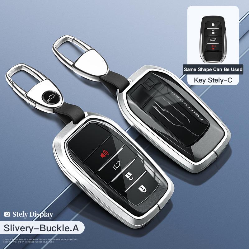 Футляр для ключа Toyota: Подходит для Highlander, Camry, Crown, Corolla, Prado, Reiz