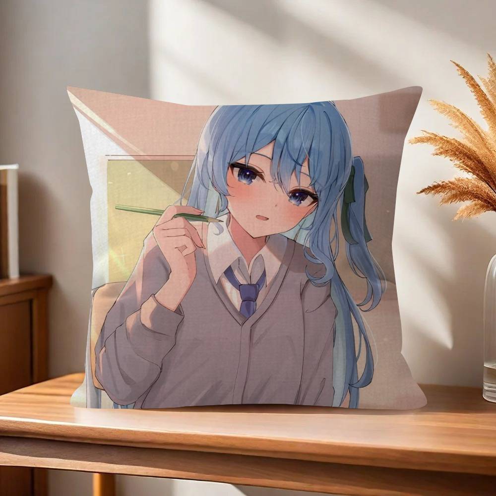 Suichan Hoshimachi Suisei Анимация HHololive Подушка Подарки Мебель для домашнего офиса Спальня Диван Чехол на подушку для автомобиля чехол xсм