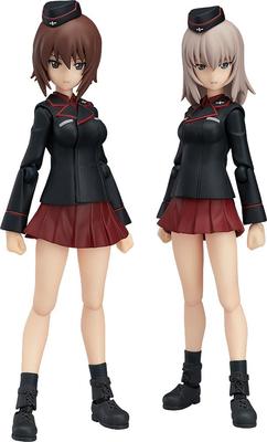 Figma Girls Panzer the Movie Maho Nishizumi Erika Itsumi Set окрашенная подвижная фигурка & & немасштабируемая ABS&PVC