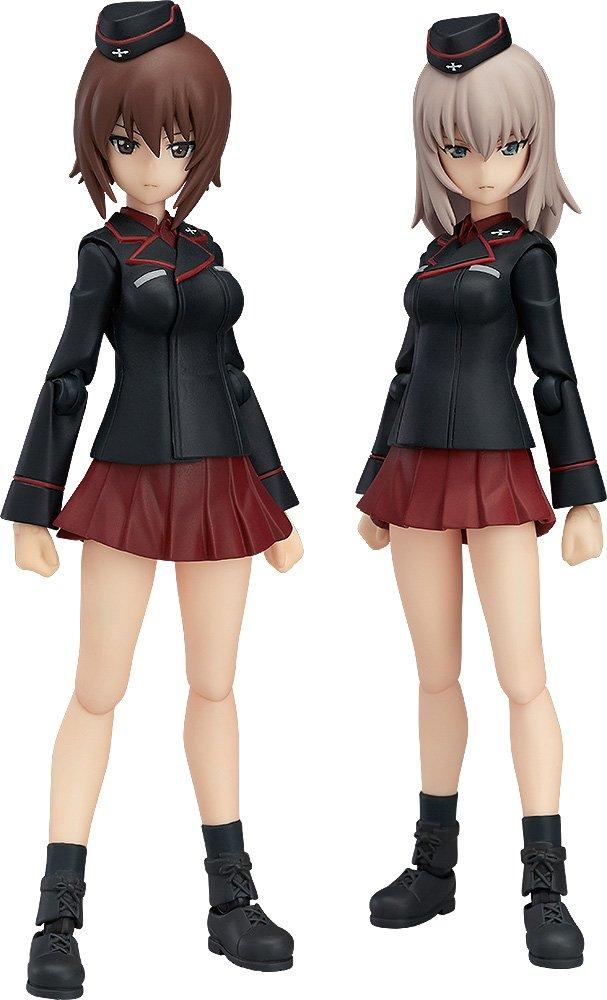 Figma Girls Panzer the Movie Maho Nishizumi Erika Itsumi Set окрашенная подвижная фигурка & & немасштабируемая ABS&PVC