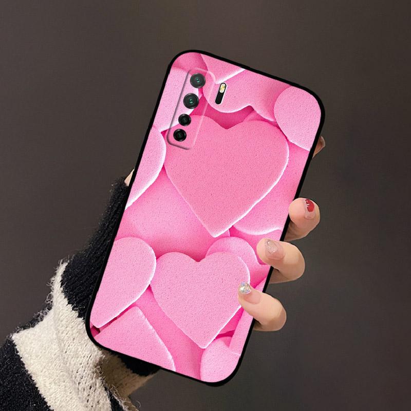 Чехол для Huawei P40 Lite 5G Nova 7 SE Милый Мультяшный Чехол Ударопрочный Мягкий Силиконовый Корпус Телефона Funda Для Honor 30S Russian Edition