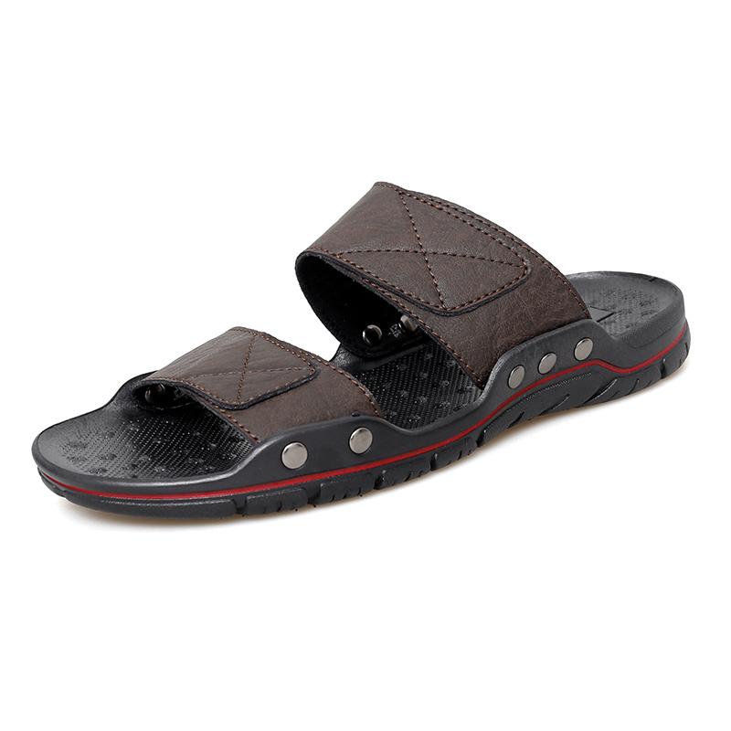 Fashion Non-Slip Sandals for Beach Casual Wear Half Drag Comfortable Lightweight Male Slippers New Arrival Mens Slip On Walking Shoes