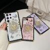 Suitable for Samsung S24 Ultra Dream Aurora Butterfly Case S23Plus Rhinestone Diamond Bracket Protection Case