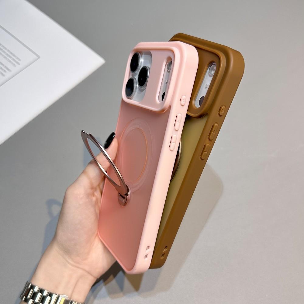 Вращающийся держатель Чехол для телефона Для iPhone 16 17 Pro Max MagSafe Магнитный Жесткий ПК Корпус Защитный Для iPhone Air Акриловая Задняя крышка