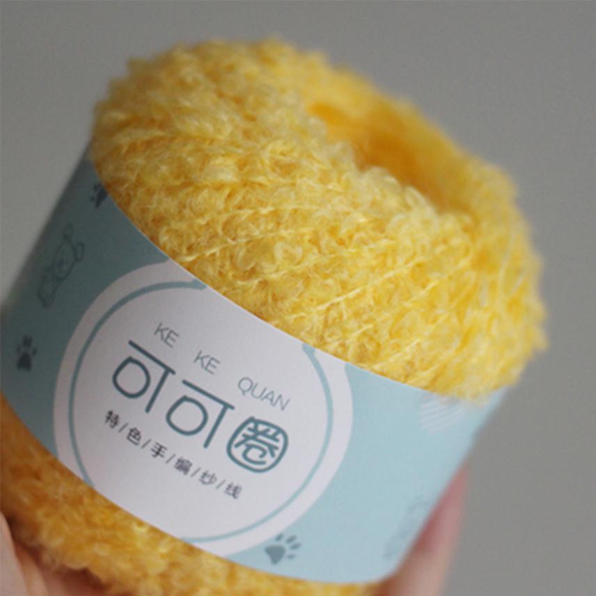 Шерстяная пряжа мягкая гладкая для ручного вязания круговая нить вязаная крючком кукольные волосы сделай сам плюшевая кукла рукоделие вязание сделай сам вязаный инструмент