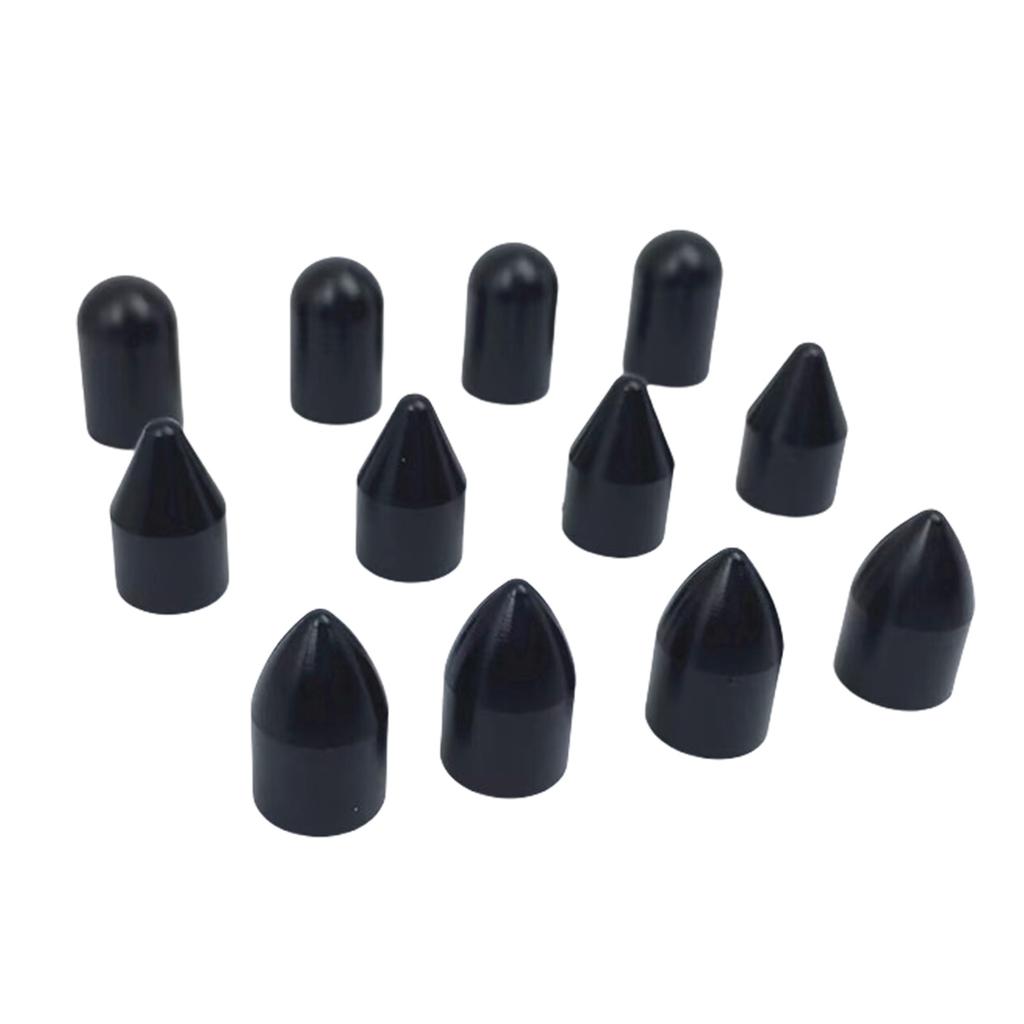 12 шт. ломов, колпачки, наконечники для удаления вмятин на автомобиле, сменные головки для удаления повреждений от града, пластиковые колпачки