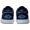 Jordan Air Jordan 1 Замша Коровья Подушка Низкие Винтажные Баскетбольные Кроссовки Мужские Синий Белый 553558-404