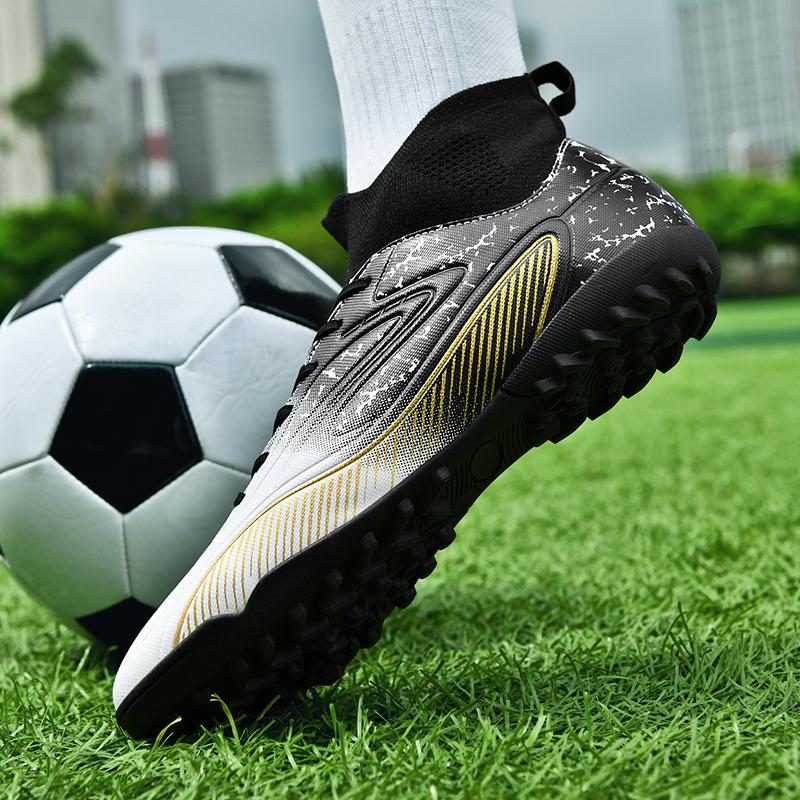 Мужские высокие носки 35–45, футбольные бутсы TF Broken Nails, молодежная спортивная обувь, футбольные тренировочные кроссовки, футбольные бутсы для мальчиков