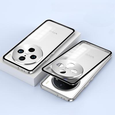 Для Magsafe Магнитный полупрозрачный матовый чехол для VIVO X200 Pro Pro Металлическая защитная крышка объектива камеры для VIVO X100 Ultra X100S Pro