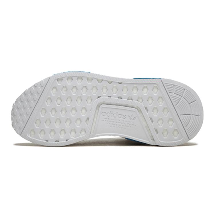 adidas NMD R1 Cloud White Bright Blue Молодежные AQ1785