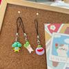 Cute Creative Big Mouth Vegetables Mobile Phone Lanyard Funny Backpack Decoration Accessories  Mobile Phone Strap Gifts