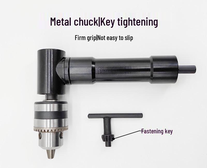 Угловой адаптер для дрели: Переходник для бит отвертки под углом 90 градусов с трехкулачковым патроном