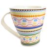 [Q8824] - Multicolored 'Boho' Ceramic Mug - 10x9 Cm