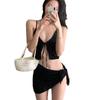 Light luxury sexy babes pure desire small fragrance European and American sexy split three-piece swimsuit female BIKINI