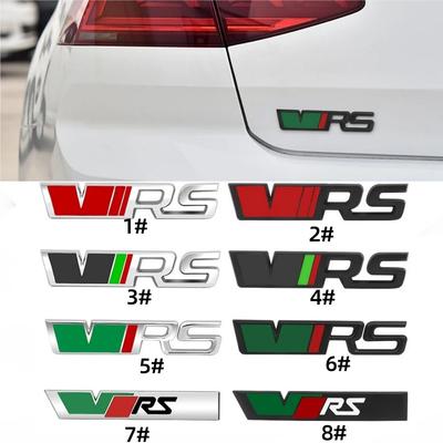 3D металлическая эмблема VRS на переднюю решетку автомобиля, значок на багажник, наклейка с логотипом для Octavia 3 2 A5 A7 MK3 MK2 Kodiaq Superb Fabia, аксессуары