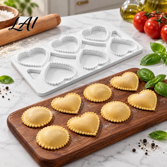 DIY Food Preparation Gadget 3Pcs/Set Dumpling Maker Press for Kitchen Dough and Ravioli Parent Child Kitchen Activity Mold Grade Plastic Dumplings