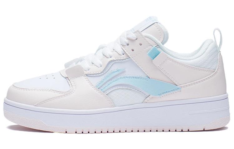 Li Ning Mystic Layer Pro Slip Resistant Abrasion Resistant Low top Skateboard Shoes Women's White Pink AGCR314-6