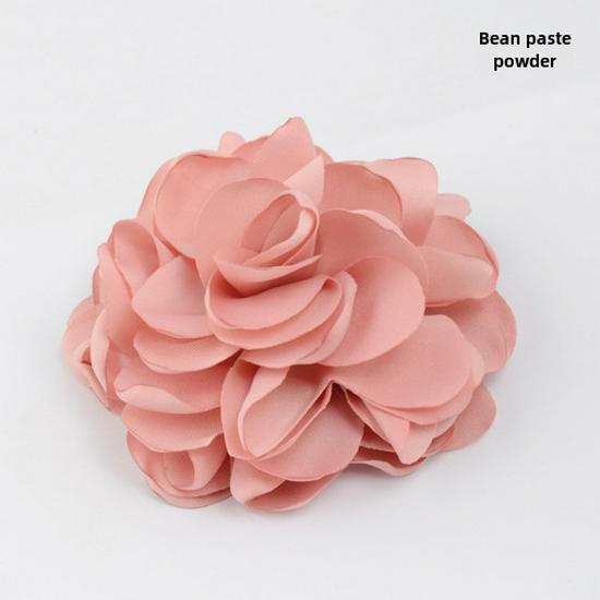 Корейская мода тканевый цветочный аксессуар для волос: Повязка для волос «Камелия Роза»